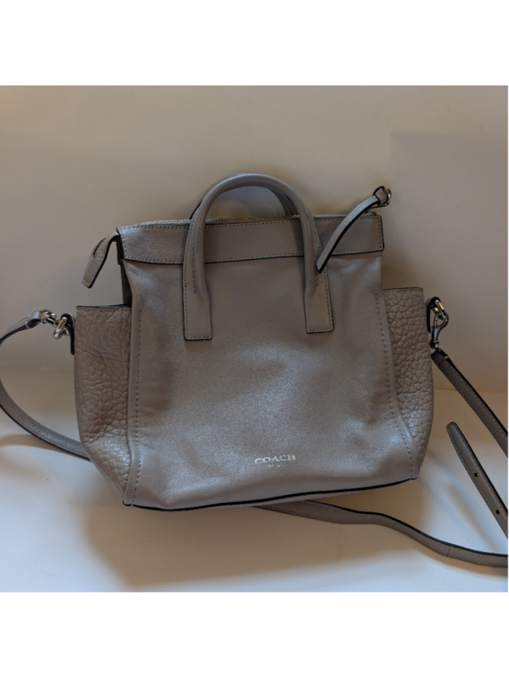 Coach BLEECKER LEATHER MINI RILEY CARRYALL J1393-27923 in VGUC - Picture 4 of 13